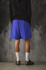 NEEDLES × BEAMS / 別注 Nylon Ripstop Shorts 聯名系列款 紫色格紋 尼龍抗刮機能短褲
