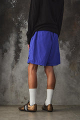 NEEDLES × BEAMS / 別注 Nylon Ripstop Shorts 聯名系列款 紫色格紋 尼龍抗刮機能短褲