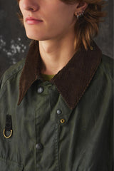 Barbour Spey Wax Jacket - Dark Olive 短版油蠟布夾克 深色