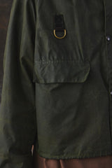 Barbour Spey Wax Jacket - Dark Olive 短版油蠟布夾克 深色