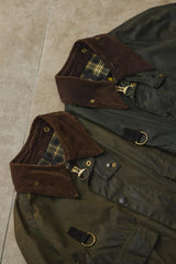 Barbour Spey Wax Jacket -Olive 短版油蠟布夾克 淺色