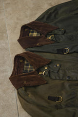 Barbour Spey Wax Jacket - Dark Olive 短版油蠟布夾克 深色