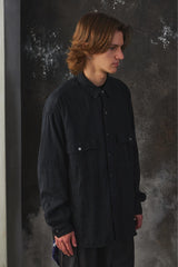Porter Classic Roll Up Shirt - Black