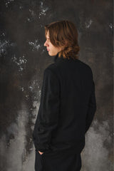 Yohji Yamamoto COSTUME D'HOMME Wool Gabardine 2-Button Suit Jacket 山本耀司 黑色羊毛雙紐扣西裝外套 全新含吊牌