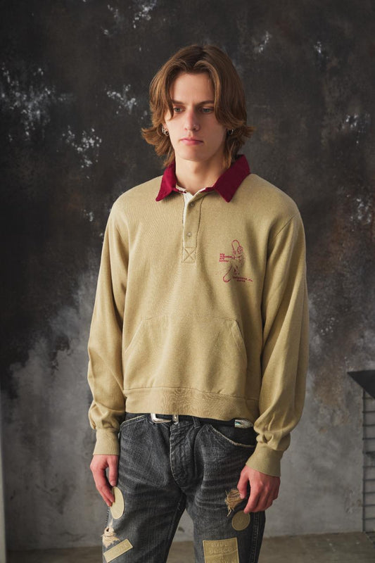 1980’s Vintage “Big Weenies Are Better” Polo Shirt 古著短板厚棉Polo衫