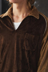 ”Sigallo” Vintage Terry Cloth Open Collar Polo Shirt 古著雙色毛巾布開領Polo衫