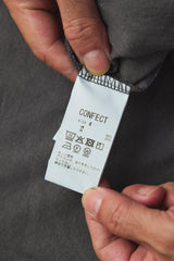 Confect Cotton Brushed Crew Neck L/S T-Shirt 日本設計師品牌 棉麻混紡落肩圓領長袖上衣
