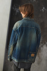 MADNESS 20FW MDNS TYPE 1 DENIM JACKET 余文樂 復古黃泥刷色牛仔外套 日本製