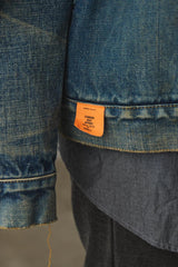 MADNESS 20FW MDNS TYPE 1 DENIM JACKET 余文樂 復古黃泥刷色牛仔外套 日本製