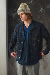 OLD JOE BRAND OPEN COLLAR RANCH JACKET 日本設計師品牌 開領式牧場丹寧夾克