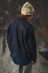 OLD JOE BRAND OPEN COLLAR RANCH JACKET 日本設計師品牌 開領式牧場丹寧夾克