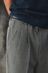 Vintage Glen Plaid Dress Pants 灰色千鳥格紋西裝長褲 日本製