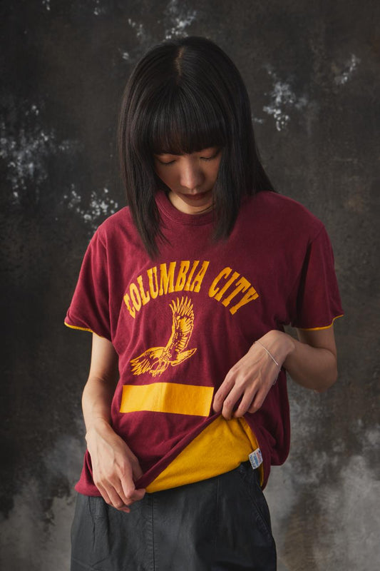 80s Champion Reversible "Columbia City" Eagle Graphic Tee 美製雙面穿老鷹印花 T