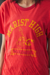 80s Champion Reversible "Marist High" Graphic Tee美製雙面穿校園印花 T