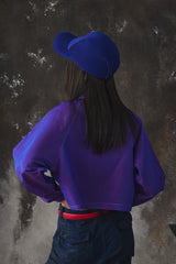 90s Venus Retro Nylon Cropped Windbreaker 90年代美國製復古短版尼龍運動外套
