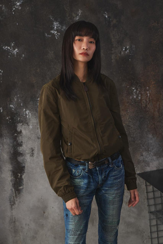 Burberry Brit Olive Green Bomber Jacket 軍綠色防風飛行員夾克外套