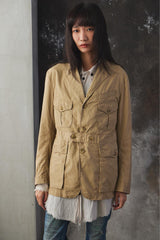 Engineered Garments KHAKI Folk Jacket 卡其色多口袋夾克外套