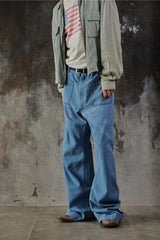 Vintage 1996 U.S. Navy Denim Utility Trousers (Dungarees) 美軍公發水洗喇叭牛仔褲