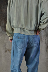 Vintage 1996 U.S. Navy Denim Utility Trousers (Dungarees) 美軍公發水洗喇叭牛仔褲