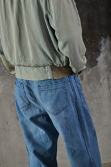 Vintage 1996 U.S. Navy Denim Utility Trousers (Dungarees) 美軍公發水洗喇叭牛仔褲