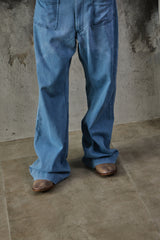 Vintage 1996 U.S. Navy Denim Utility Trousers (Dungarees) 美軍公發水洗喇叭牛仔褲