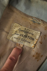 1950s Jim Clinton Sportwear Ricky Rayon Gabardine Jacket 嫘縈華達呢夾克