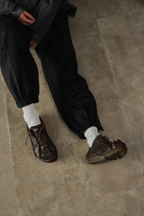 Trippen "Sheet" Brown Leather Shoes 棕色解構皮革綁帶皮鞋