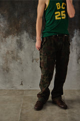 Polo Ralph Lauren 00's Reversible Orange/Camo Cargo Pants 亮橘/迷彩雙面工裝長褲