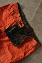 Polo Ralph Lauren 00's Reversible Orange/Camo Cargo Pants 亮橘/迷彩雙面工裝長褲