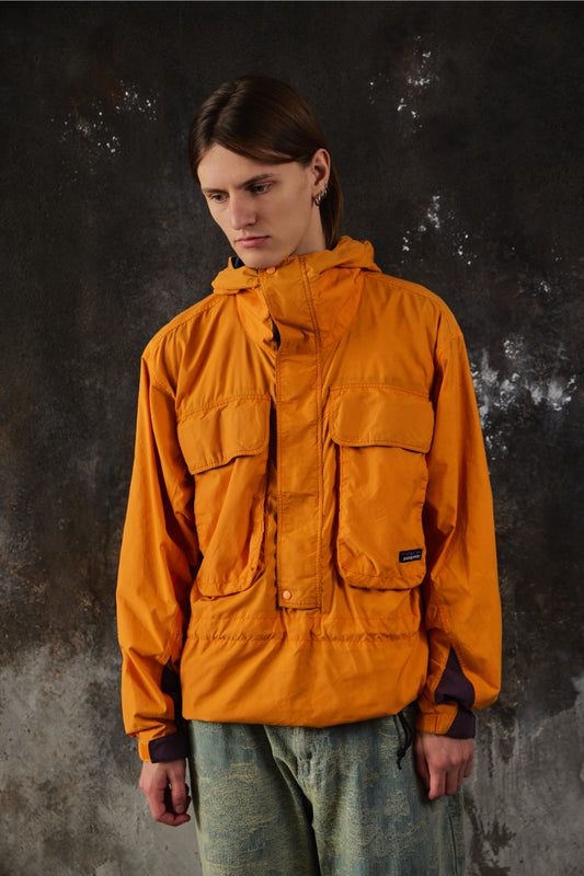 Vintage Patagonia SST Deep Wading Jacket (1994 Fall) 橘色短版防風防水釣魚外套
