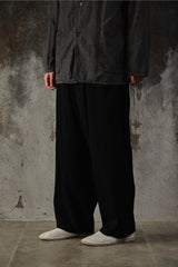 Yohji Yamamoto POUR Homme Wool Gabardine Big String Pants 山本耀司主線大抽繩羊毛寬褲