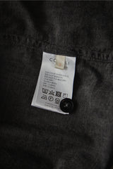 COMOLI Beta-Chambray Stand Collar Jacket 日本設計師品牌 灰色棉質立領襯衫外套