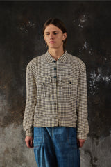 1940s Rubin Grais &Sons Ricky Rayon Gabardine Jacket DAN RIVER FABRIC
