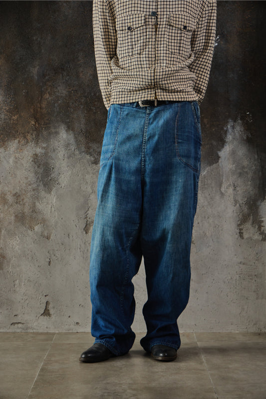 1950s Vintage Side Brass Waldes Zipper Ranch Pants 古著側開襟牧場褲