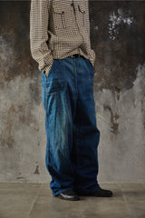 1950s Vintage Side Brass Waldes Zipper Ranch Pants 古著側開襟牧場褲