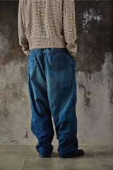 1950s Vintage Side Brass Waldes Zipper Ranch Pants 古著側開襟牧場褲