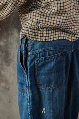 1950s Vintage Side Brass Waldes Zipper Ranch Pants 古著側開襟牧場褲
