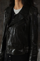SPORT b. Lambskin Leather Biker Jacket 經典羊皮斜拉鍊騎士皮衣外套
