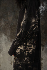 Y's PINK Cupra Crayon Castle Discharge Print Dress