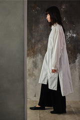 Yohji Yamamoto S'YTE Dual-Pocket Loose Long Shirt 山本耀司 棉質雙口袋寬鬆長版白襯衫