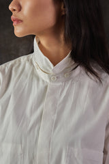 Yohji Yamamoto S'YTE Dual-Pocket Loose Long Shirt 山本耀司 棉質雙口袋寬鬆長版白襯衫