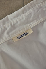 LIMI feu 100/2 Broad A Long Blouse 山本里美 白色長袖棉質襯衫