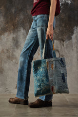 Boro Style Handmade Tote Bag日系復古拼接丹寧托特包