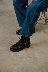 Vintage Harley Davidson #82041 Lace Up Side Zip Kiltie Fringe Motorcycle Boots