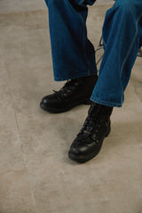 Vintage Harley Davidson #82041 Lace Up Side Zip Kiltie Fringe Motorcycle Boots