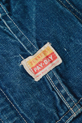 1950’s “PENNEY’S PAY DAY” Denim Overalls 原版古著丹寧工裝吊帶褲