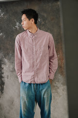 Gimaguas Jeremy Long Sleeve Shirt （Pink/Green）西班牙設計師品牌 棉質復古長袖格紋襯衫