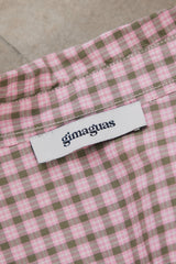 Gimaguas Jeremy Long Sleeve Shirt （Pink/Green）西班牙設計師品牌 棉質復古長袖格紋襯衫