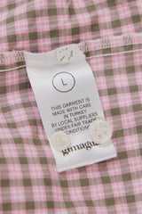 Gimaguas Jeremy Long Sleeve Shirt （Pink/Green）西班牙設計師品牌 棉質復古長袖格紋襯衫
