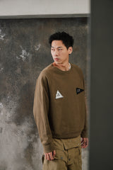 Gosha Rubchinskiy 18AW Velcro Detail Sweatshirt Olive 俄羅斯設計師品牌 魔鬼氈棉質落肩軍綠衛衣